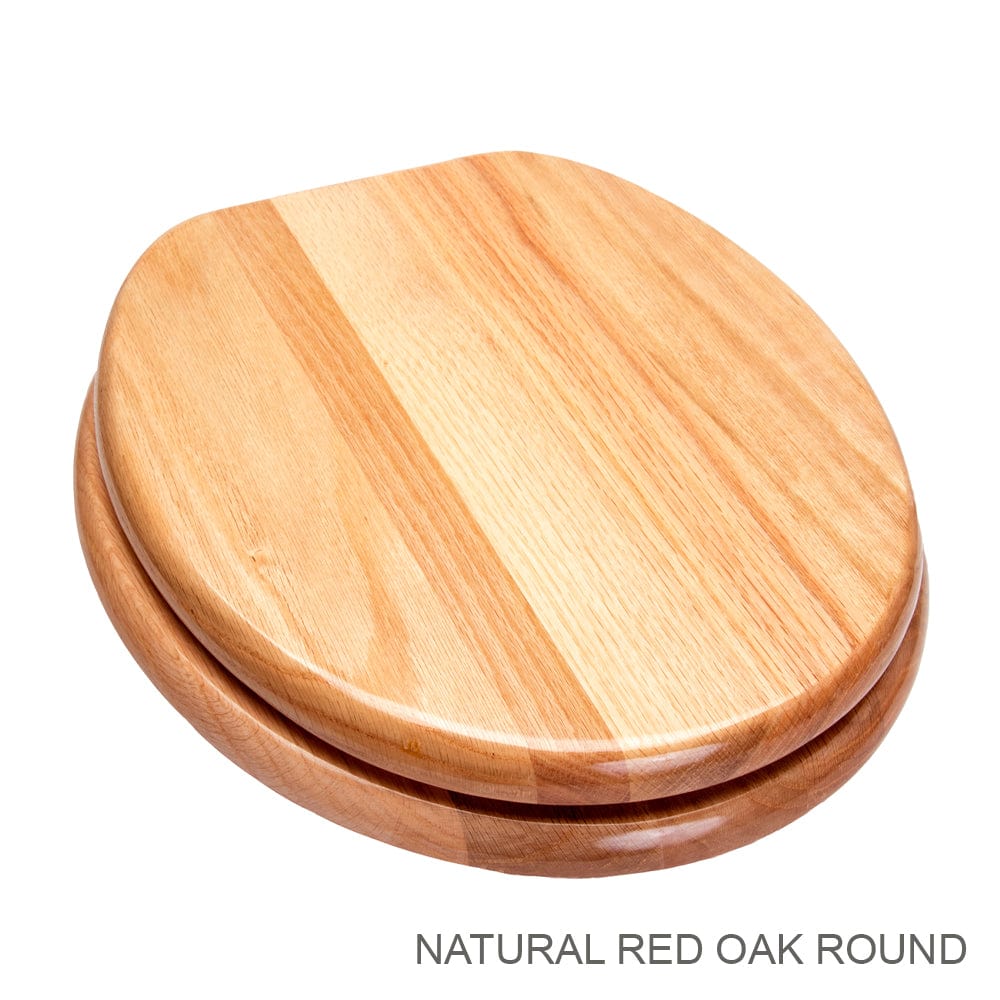 Solid Oak Wood Toilet Seat