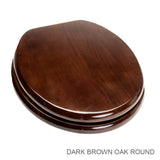 Solid Oak Wood Toilet Seat