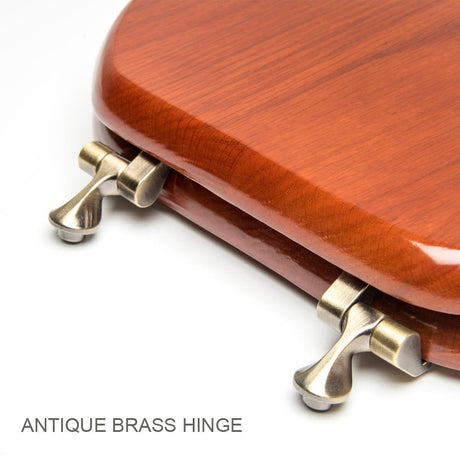 Solid Oak Wood Toilet Seat