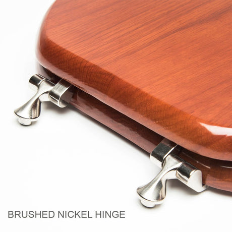 Solid Oak Wood Toilet Seat