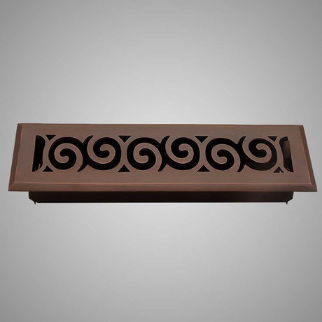 Spiral Solid Brass Floor Register