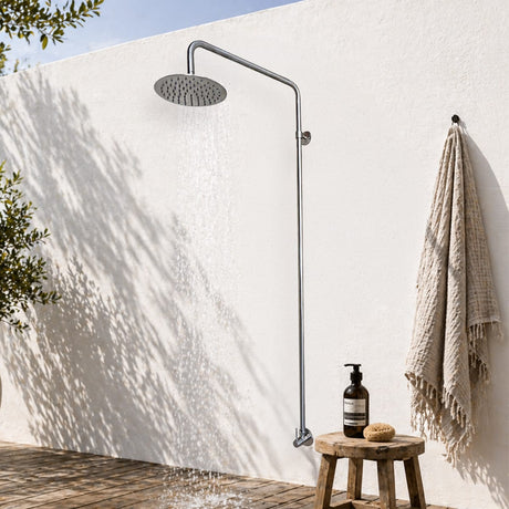 Stainless Steel Outdoor Exposed Shower
