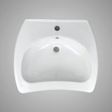 Stampen Vitreous China Wall-Mount Bathroom Sink - ADA Compliant