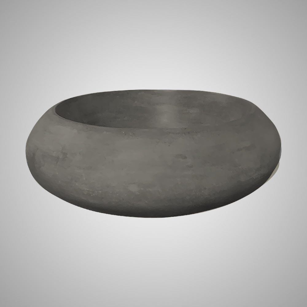 Suplee Round Cast Concrete Vessel Sink - Dusk Grey