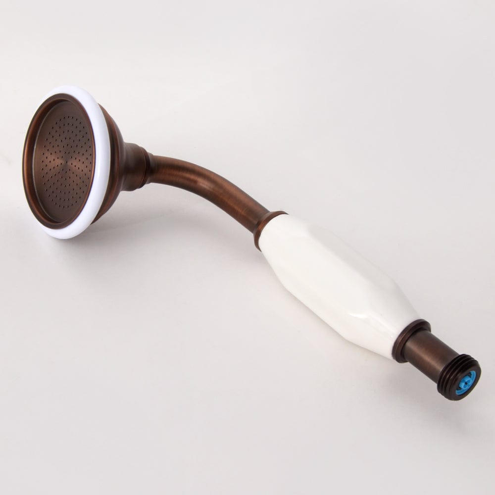 Telephone Hand Shower with Porcelain Handle