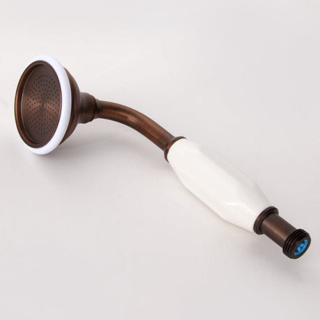 Telephone Hand Shower with Porcelain Handle