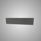 Templey Rectangular Cast Concrete Vessel Sink - Black