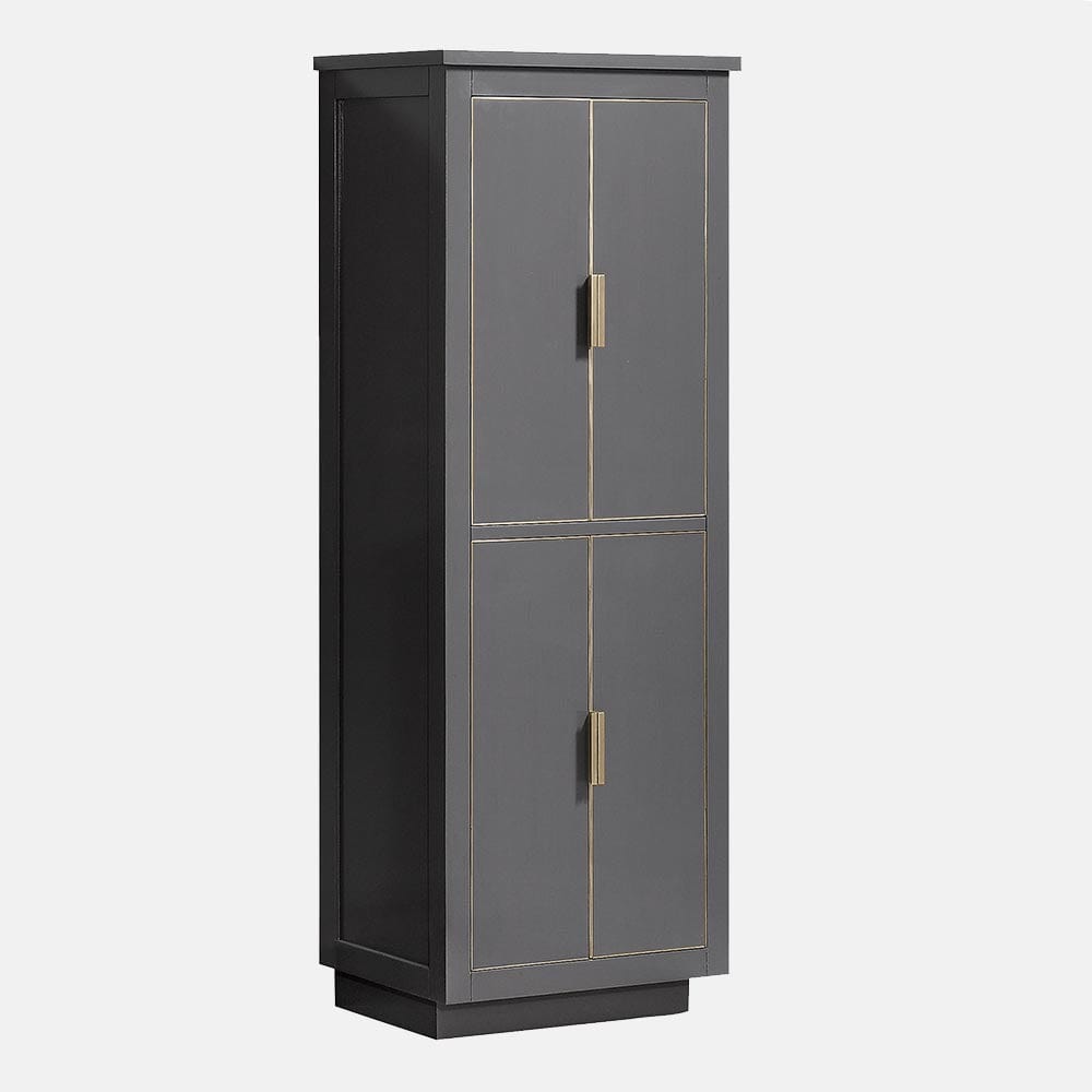 Tendoy Linen Storage Cabinet - Twilight Gray
