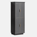 Tendoy Linen Storage Cabinet - Twilight Gray