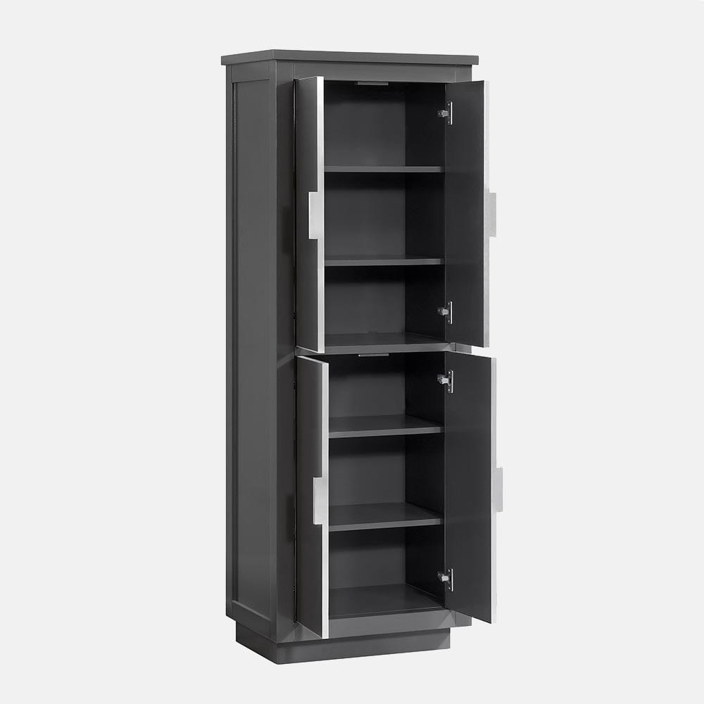 Tendoy Linen Storage Cabinet - Twilight Gray