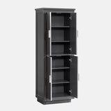 Tendoy Linen Storage Cabinet - Twilight Gray