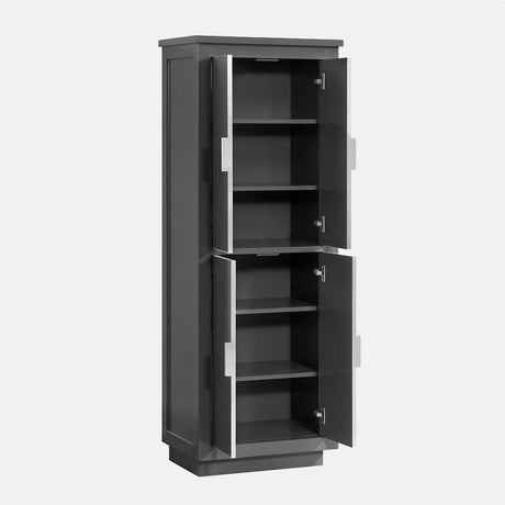 Tendoy Linen Storage Cabinet - Twilight Gray