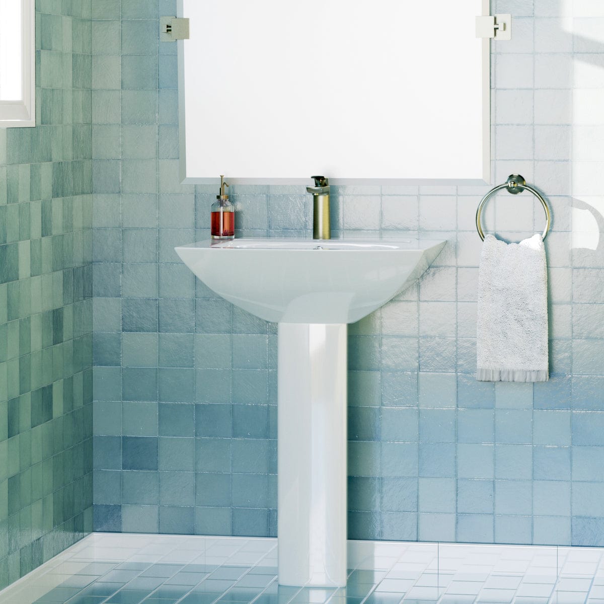 Tepster Vitreous China Pedestal Sink