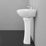 Teska Vitreous China Pedestal Sink