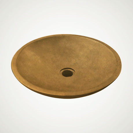 Tigard Round Cast Concrete Vessel Sink - Vintage Brown
