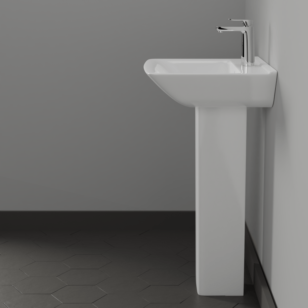 Timberon 200 Vitreous China Pedestal Sink