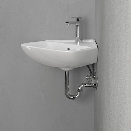 Timberon Corner Vitreous China Wall-Mount Sink