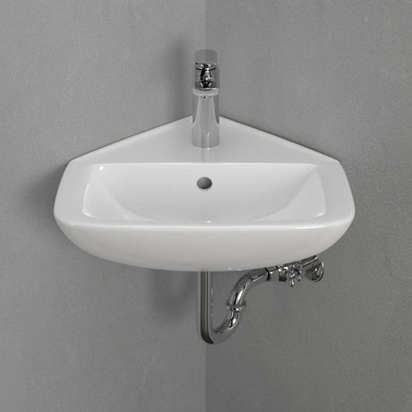 Timberon Corner Vitreous China Wall-Mount Sink