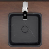 Toro Smooth Honed Black Forest Marble Vessel Sink
