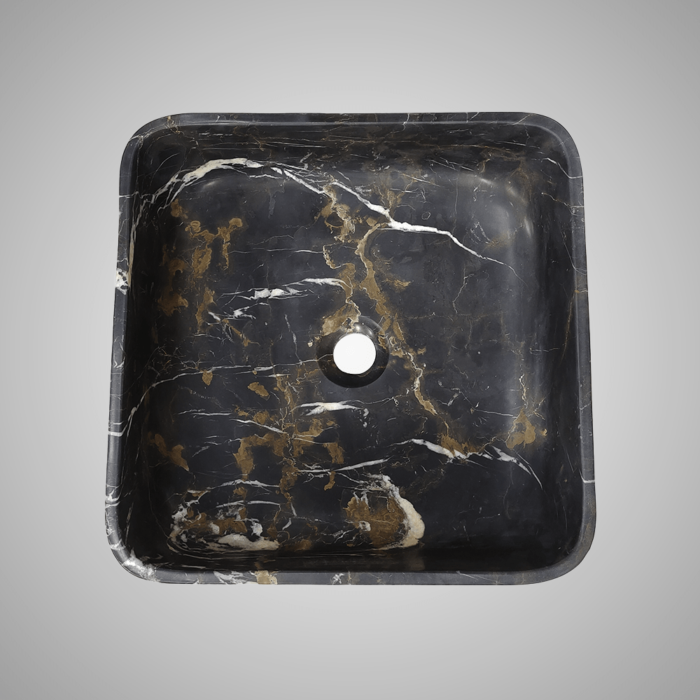 Toro Smooth Honed King Gold Marble Vessel Sink