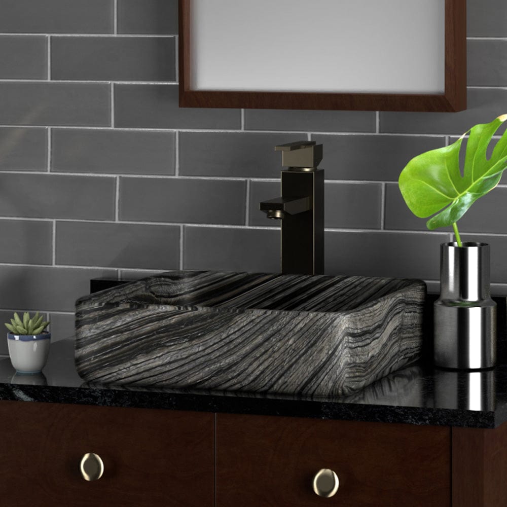 Toro Smooth Honed Lunar Marble Vessel Sink