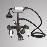 Traditional Wall-Mount Tub Faucet with Hand Shower