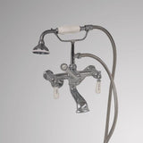 Traditional Wall-Mount Tub Faucet with Hand Shower