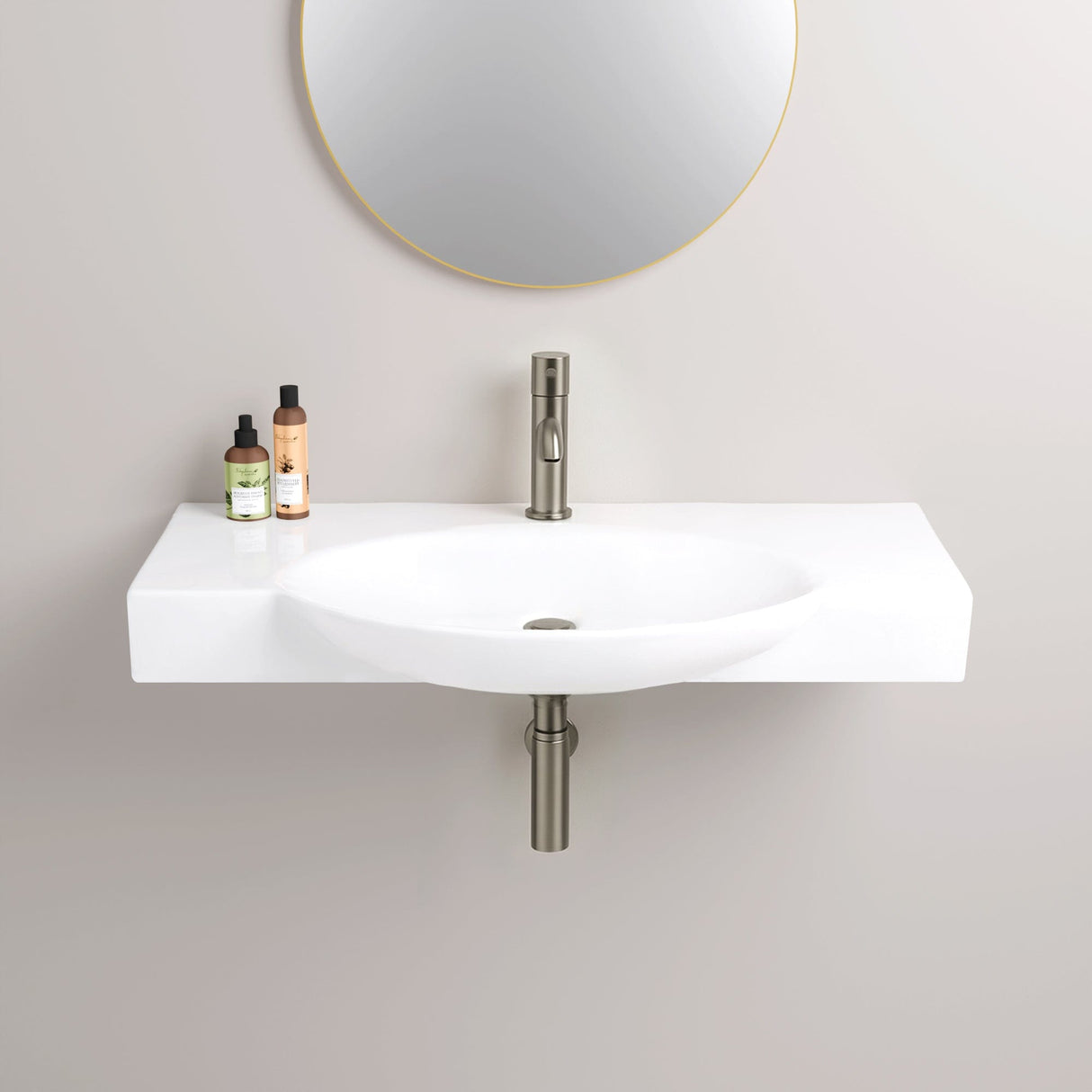 Tripoli Vitreous China Wall-Mount Bathroom Sink