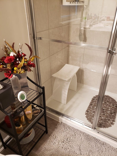 Tusket Resin Bath Stool