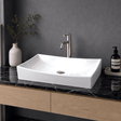 Tustin Vitreous China Rectangular Vessel Sink