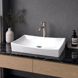 Tustin Vitreous China Rectangular Vessel Sink