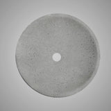 Umper Round Cast Concrete Vessel B-Grade Sink - Dark Grey
