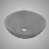 Umper Round Cast Concrete Vessel B-Grade Sink - Dark Grey