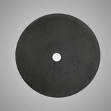 Umper Round Cast Concrete Vessel Sink - Black