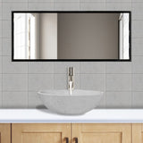 Umper Round Cast Concrete Vessel Sink - Light Grey