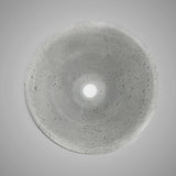 Umper Round Cast Concrete Vessel Sink - Light Grey