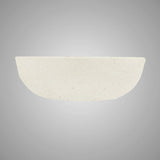 Uncher Round Cast Concrete Vessel B-Grade Sink - Cream
