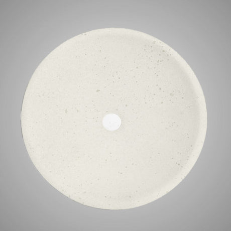 Uncher Round Cast Concrete Vessel B-Grade Sink - Cream