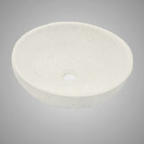 Uncher Round Cast Concrete Vessel B-Grade Sink - Cream