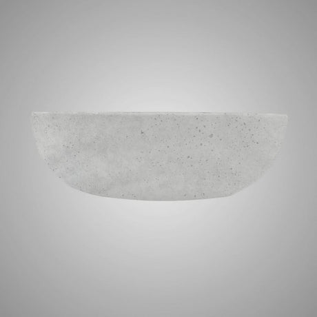 Uncher Round Cast Concrete Vessel B-Grade Sink - Light Grey