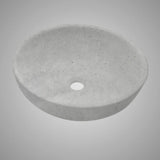 Uncher Round Cast Concrete Vessel B-Grade Sink - Light Grey