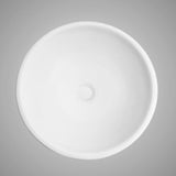 Uncher Round Cast Concrete Vessel B-Grade Sink - White