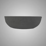 Uncher Round Cast Concrete Vessel Sink - Black