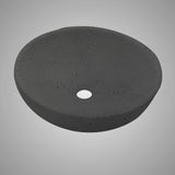 Uncher Round Cast Concrete Vessel Sink - Black