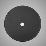 Uncher Round Cast Concrete Vessel Sink - Black