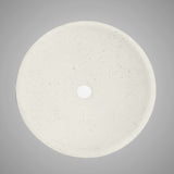 Uncher Round Cast Concrete Vessel Sink - Cream