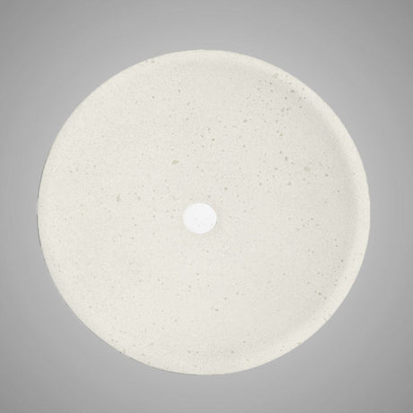 Uncher Round Cast Concrete Vessel Sink - Cream