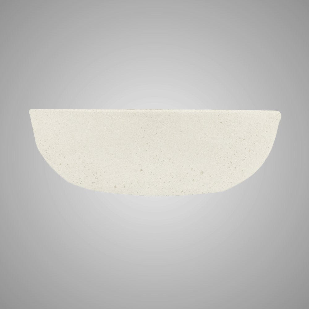 Uncher Round Cast Concrete Vessel Sink - Cream