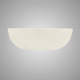 Uncher Round Cast Concrete Vessel Sink - Cream