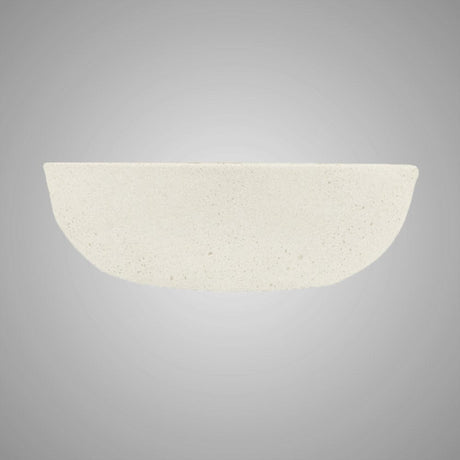 Uncher Round Cast Concrete Vessel Sink - Cream